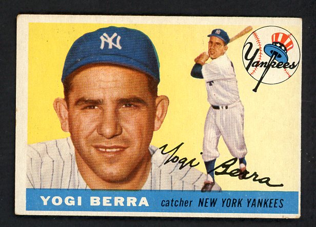 1955 Topps Baseball #198 Yogi Berra Yankees VG-EX 538662