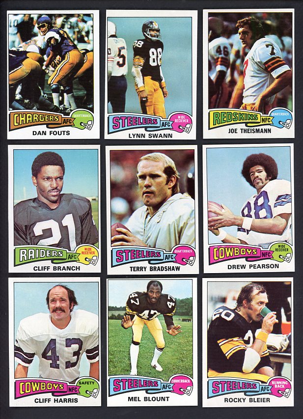 1975 Topps Football Complete Set EX-MT/NR-MT Swann Fouts 538665