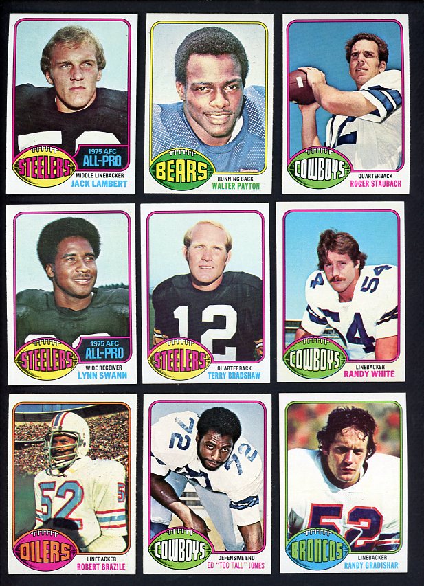 1976 Topps Football Complete Set EX-MT/NR-MT Payton Staubach 538668