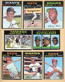 1971 Topps Baseball Complete Set EX+ Clemente Mays Aaron 538672
