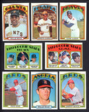 1972 Topps Baseball Complete Set EX+/EX-MT Mays Clemente Aaron 538679