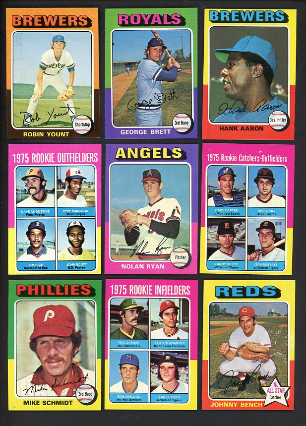 1975 Topps Baseball Complete Set EX-MT/NR-MT Yount Aaron Brett 538689