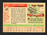 1955 Topps Baseball #047 Hank Aaron Braves VG 538694