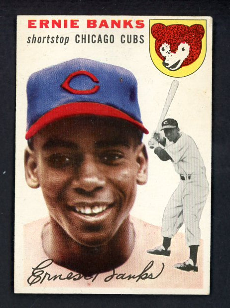 1954 Topps Baseball #094 Ernie Banks Cubs GD trimmed 538695
