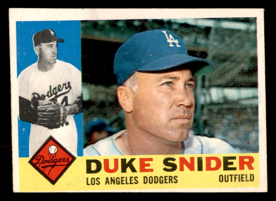 1960 Topps Baseball #493 Duke Snider Dodgers EX-MT 538753