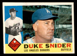 1960 Topps Baseball #493 Duke Snider Dodgers EX-MT 538753