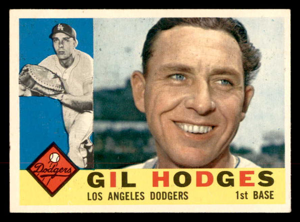 1960 Topps Baseball #295 Gil Hodges Dodgers EX-MT 538756