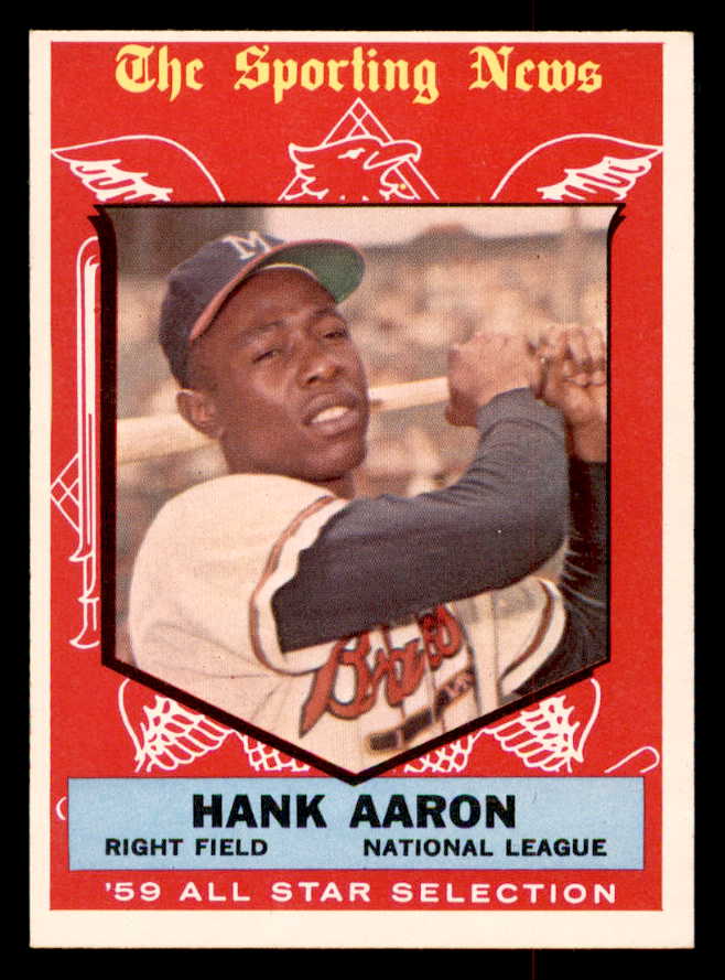 1959 Topps Baseball #561 Hank Aaron A.S. Braves EX-MT 538757