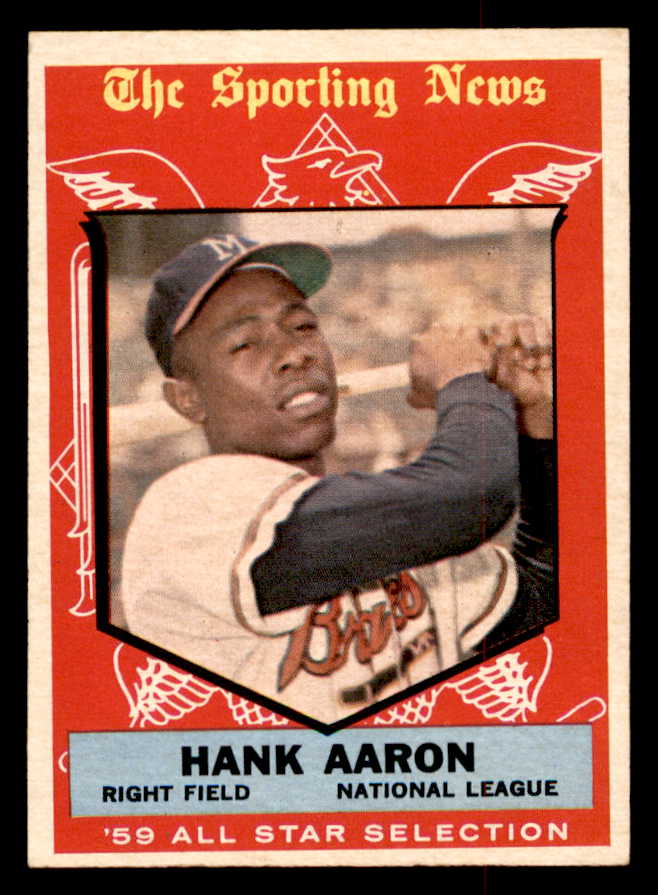 1959 Topps Baseball #561 Hank Aaron A.S. Braves EX-MT 538758