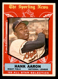 1959 Topps Baseball #561 Hank Aaron A.S. Braves EX 538759