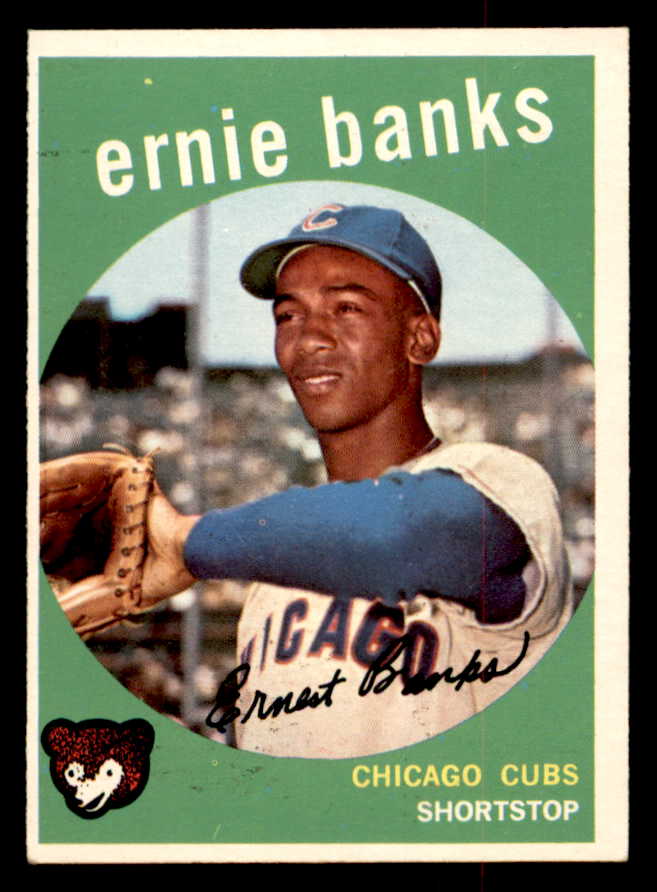 1959 Topps Baseball #350 Ernie Banks Cubs EX-MT 538763