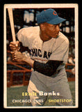 1957 Topps Baseball #055 Ernie Banks Cubs VG-EX 538776