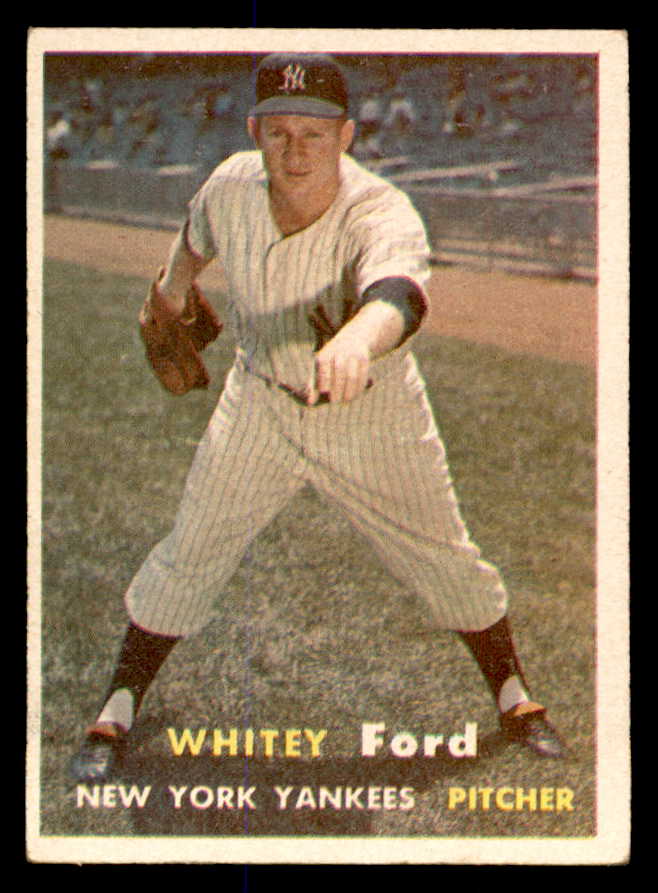 1957 Topps Baseball #025 Whitey Ford Yankees VG-EX 538777