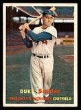 1957 Topps Baseball #170 Duke Snider Dodgers VG-EX 538780