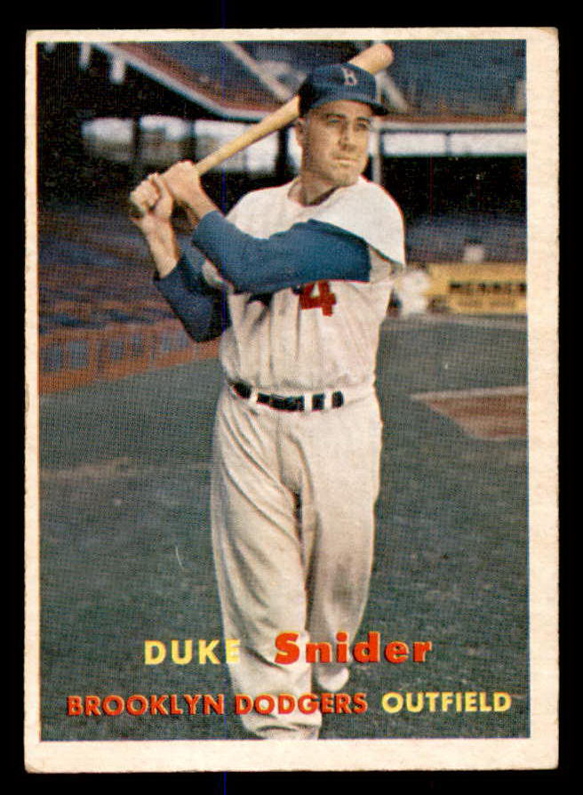 1957 Topps Baseball #170 Duke Snider Dodgers VG-EX 538784