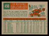 1959 Topps Baseball #450 Eddie Mathews Braves VG-EX 538793