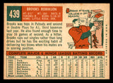 1959 Topps Baseball #439 Brooks Robinson Orioles EX-MT 538794