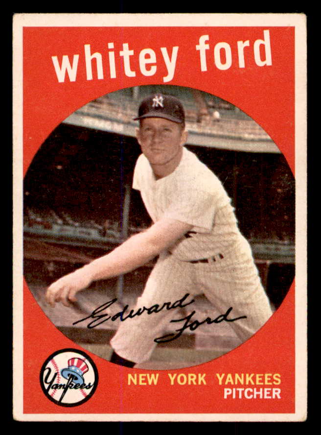 1959 Topps Baseball #430 Whitey Ford Yankees VG-EX 538795