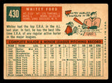 1959 Topps Baseball #430 Whitey Ford Yankees VG-EX 538795