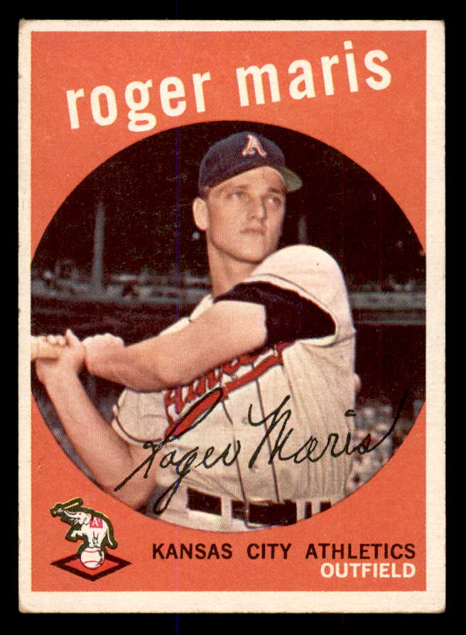 1959 Topps Baseball #202 Roger Maris A's VG-EX 538797