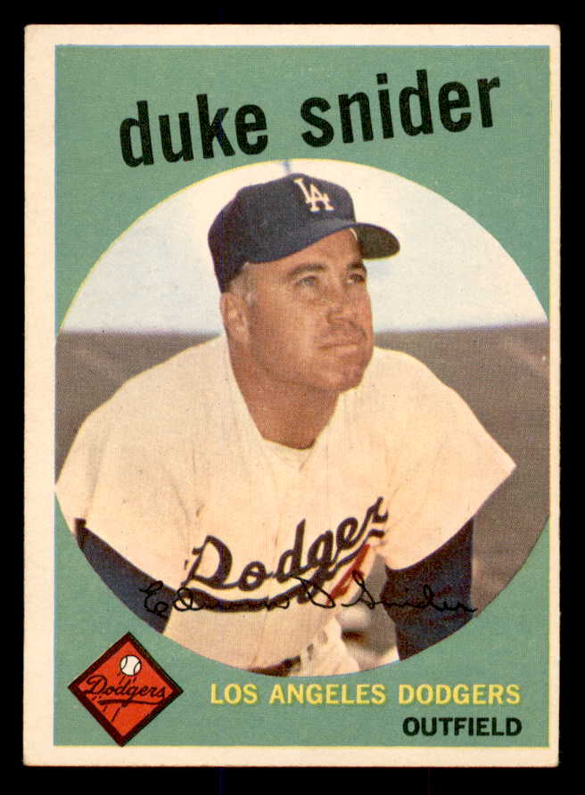 1959 Topps Baseball #020 Duke Snider Dodgers EX-MT 538802