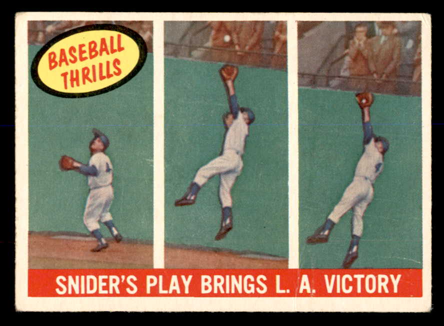 1959 Topps Baseball #468 Duke Snider IA Dodgers VG-EX 538809