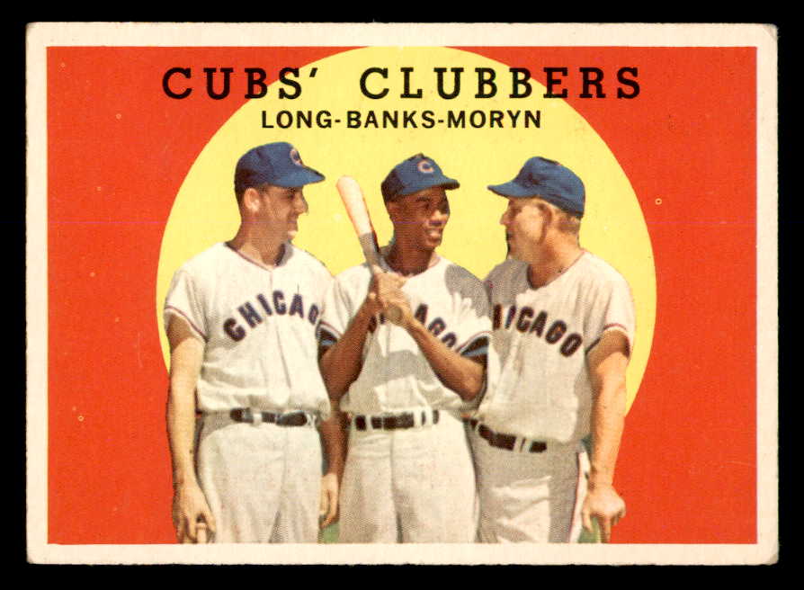 1959 Topps Baseball #147 Ernie Banks Dale Long VG-EX 538813