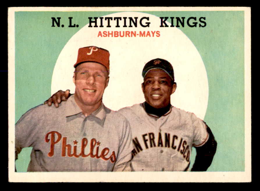 1959 Topps Baseball #317 Willie Mays Richie Ashburn EX 538818