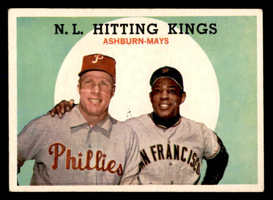 1959 Topps Baseball #317 Willie Mays Richie Ashburn EX 538819