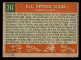 1959 Topps Baseball #317 Willie Mays Richie Ashburn VG-EX 538821