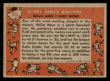 1958 Topps Baseball #436 Willie Mays Duke Snider VG-EX 538827
