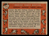 1958 Topps Baseball #351 Hank Aaron Eddie Mathews VG-EX 538835
