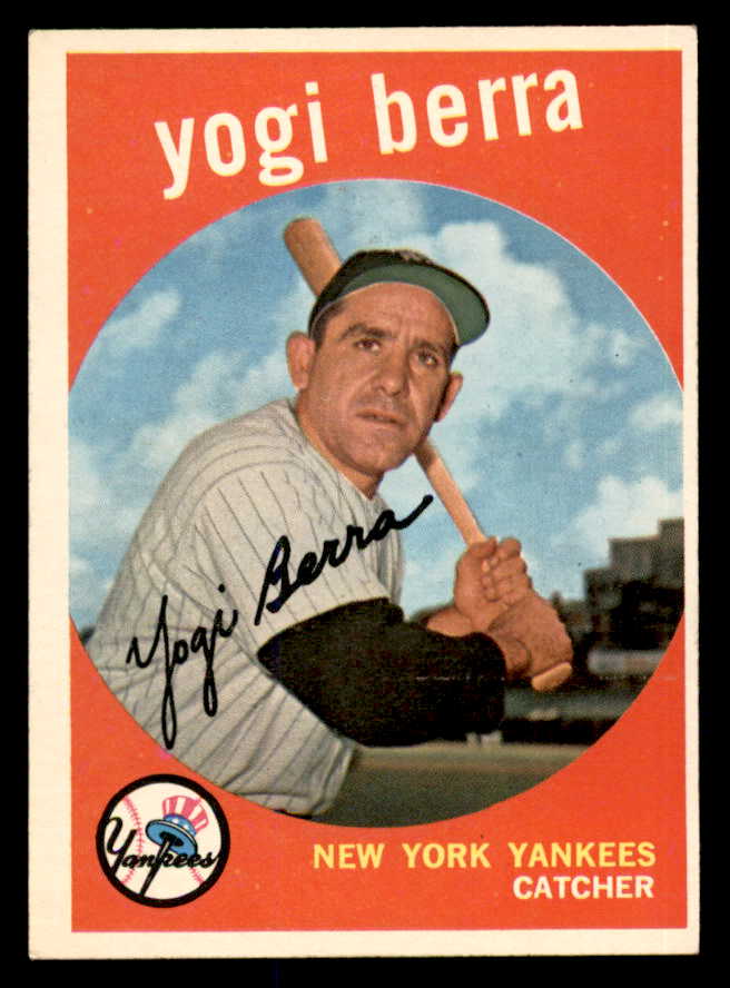 1959 Topps Baseball #180 Yogi Berra Yankees EX-MT 538840