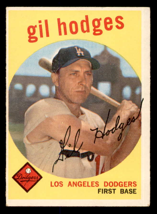 1959 Topps Baseball #270 Gil Hodges Dodgers EX 538845