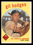 1959 Topps Baseball #270 Gil Hodges Dodgers EX 538845