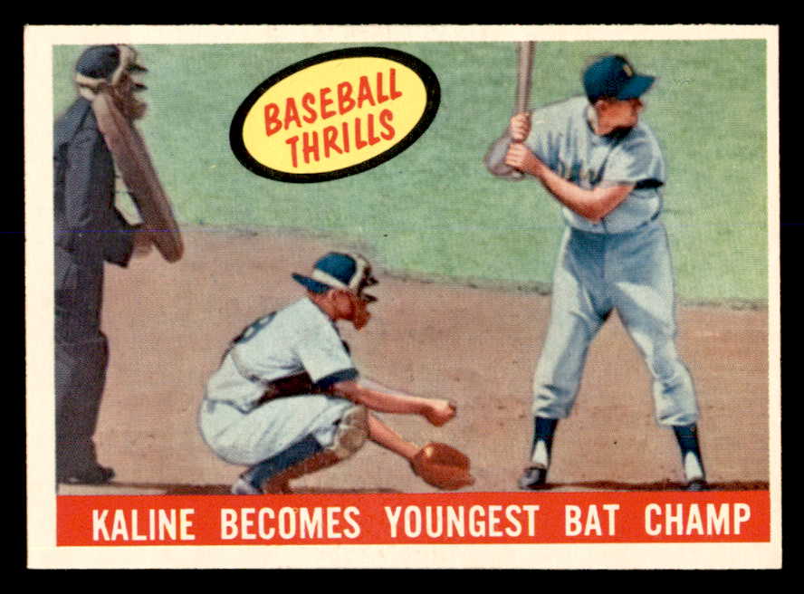 1959 Topps Baseball #463 Al Kaline IA Tigers EX-MT 538848