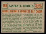 1959 Topps Baseball #463 Al Kaline IA Tigers EX-MT 538848