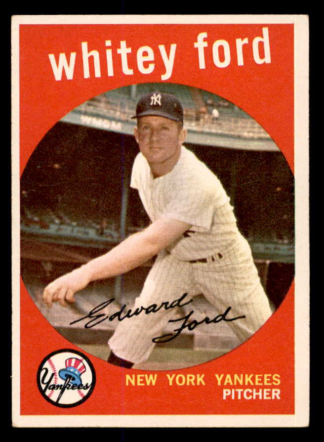 1959 Topps Baseball #430 Whitey Ford Yankees EX 538849