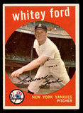 1959 Topps Baseball #430 Whitey Ford Yankees EX 538849