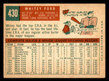1959 Topps Baseball #430 Whitey Ford Yankees EX 538849