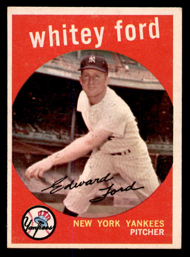 1959 Topps Baseball #430 Whitey Ford Yankees EX-MT 538851