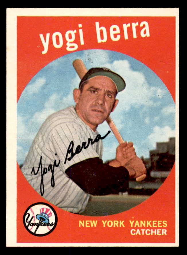 1959 Topps Baseball #180 Yogi Berra Yankees EX-MT 538856