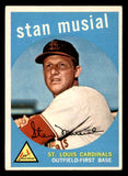 1959 Topps Baseball #150 Stan Musial Cardinals EX 538862