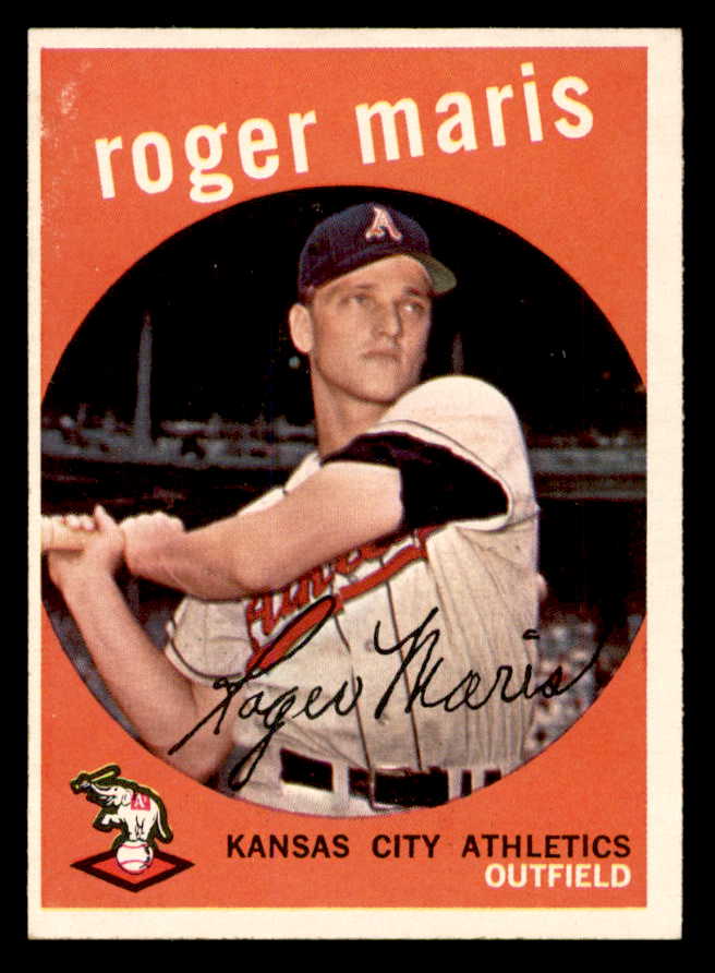 1959 Topps Baseball #202 Roger Maris A's EX-MT 538865