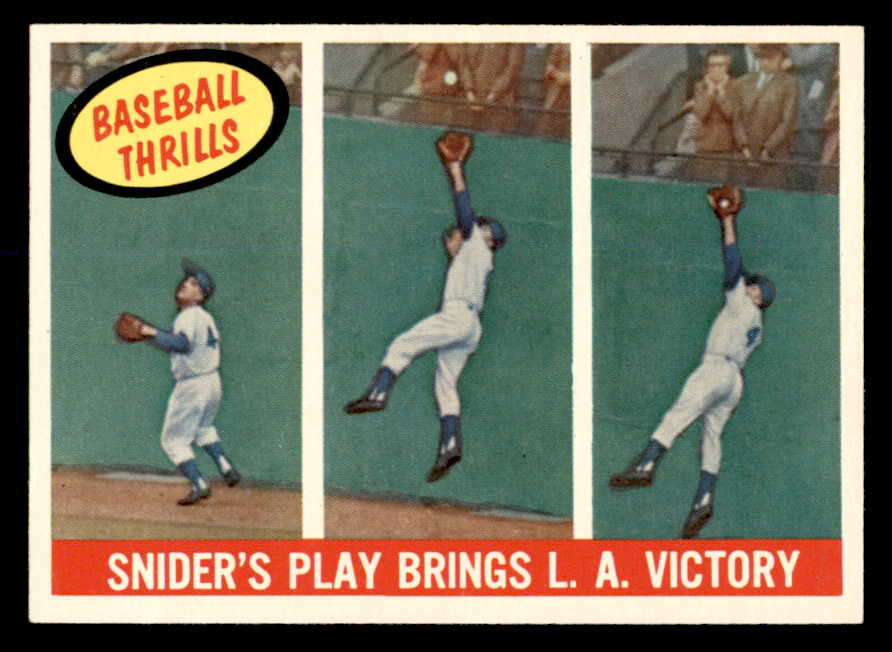 1959 Topps Baseball #468 Duke Snider IA Dodgers EX-MT 538868