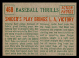 1959 Topps Baseball #468 Duke Snider IA Dodgers EX-MT 538868
