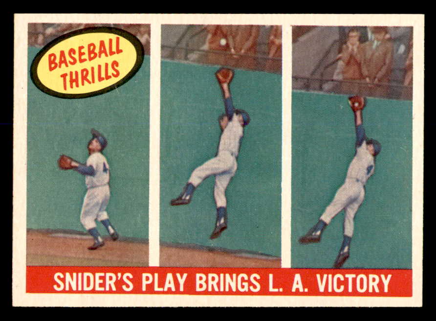 1959 Topps Baseball #468 Duke Snider IA Dodgers EX-MT 538869