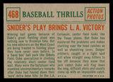 1959 Topps Baseball #468 Duke Snider IA Dodgers EX-MT 538869