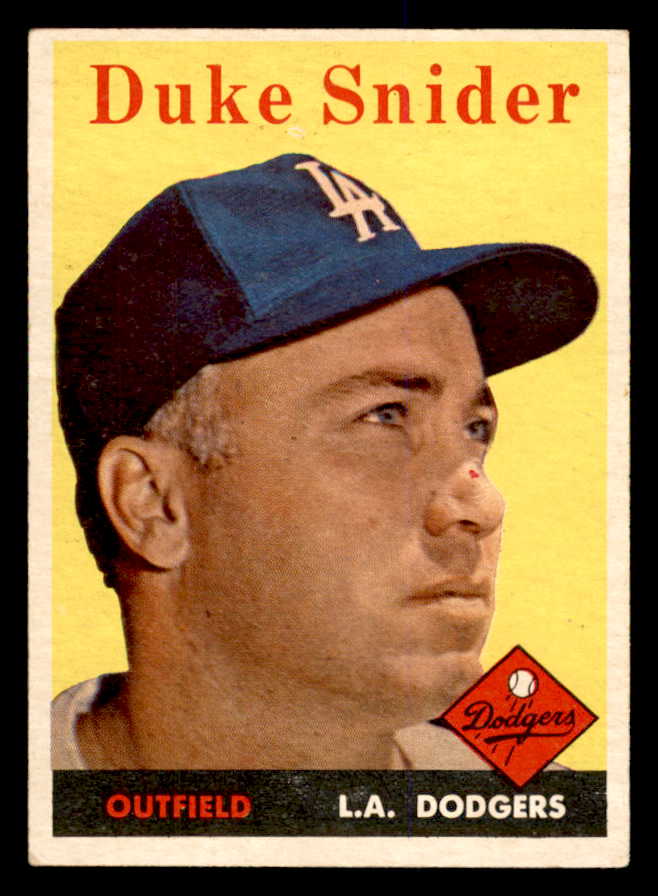 1958 Topps Baseball #088 Duke Snider Dodgers VG-EX 538879