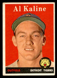 1958 Topps Baseball #070 Al Kaline Tigers VG-EX 538883
